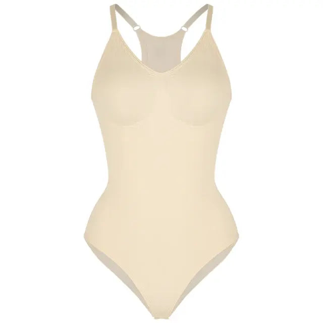 Seamless Tummy Control Shapewear Bodysuit for Women