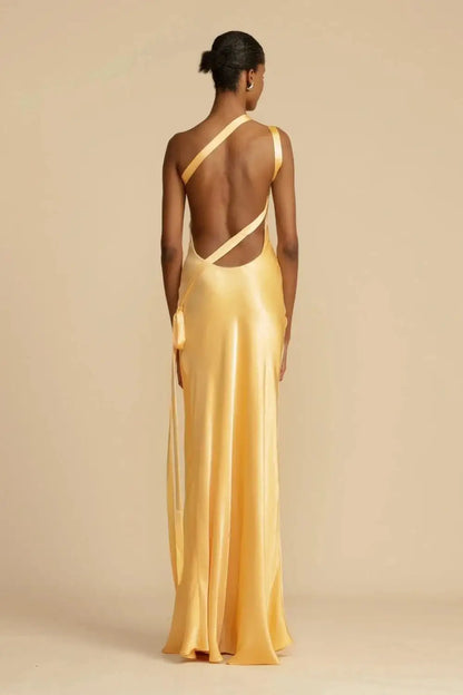 Monique Satin Maxi Dress