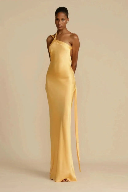 Monique Satin Maxi Dress