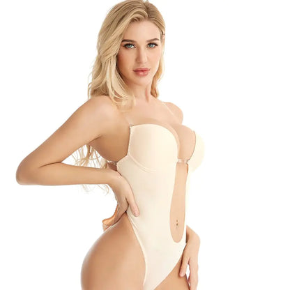 Deep V-Neck Body Shaper