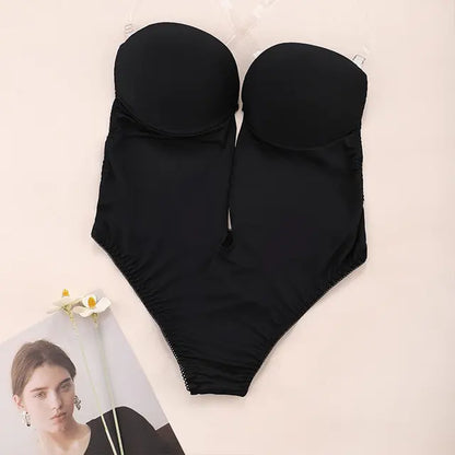 Deep V-Neck Body Shaper